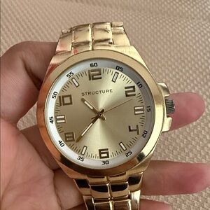Structure Men's Gold-Tone Watch
